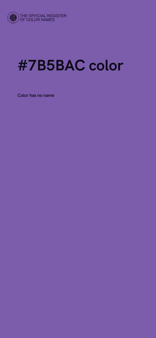 #7B5BAC color image