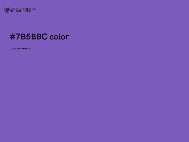 #7B5BBC color image