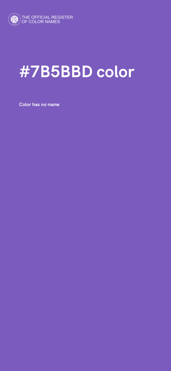 #7B5BBD color image