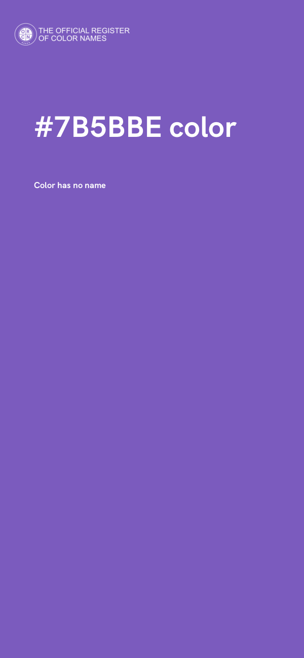 #7B5BBE color image