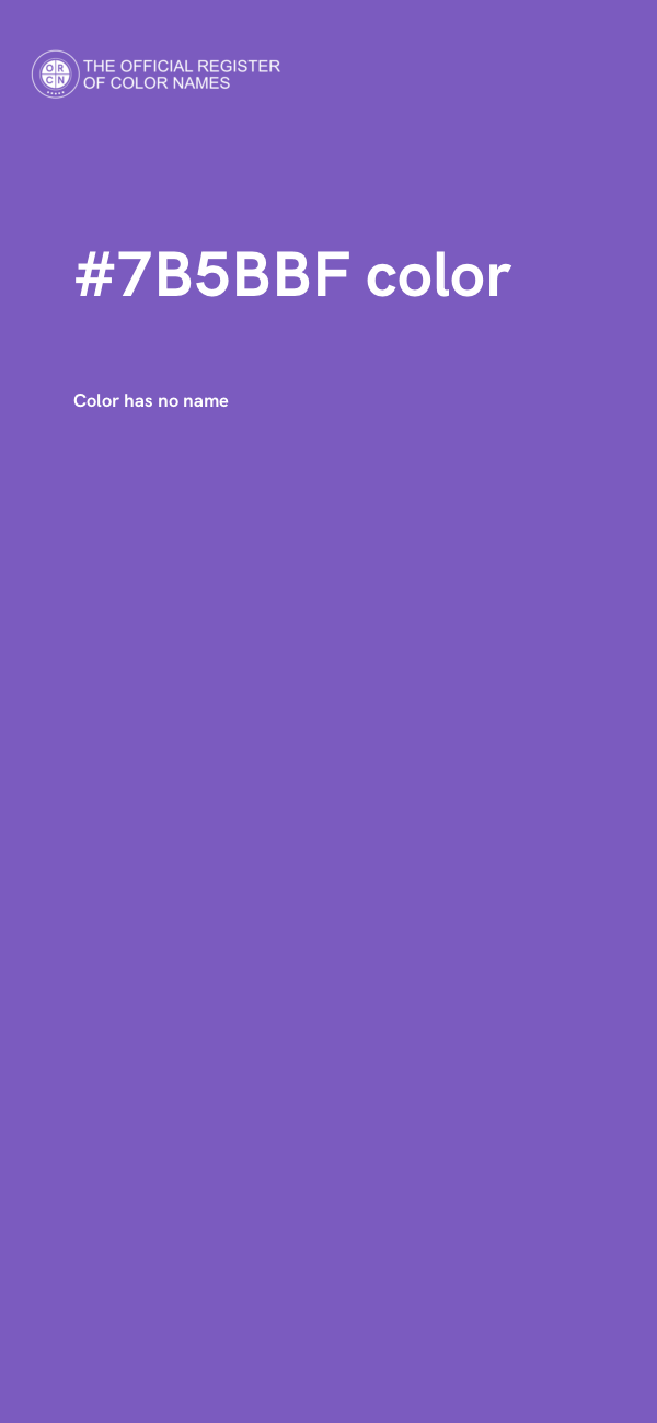 #7B5BBF color image