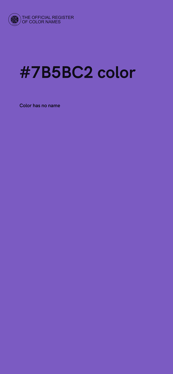 #7B5BC2 color image