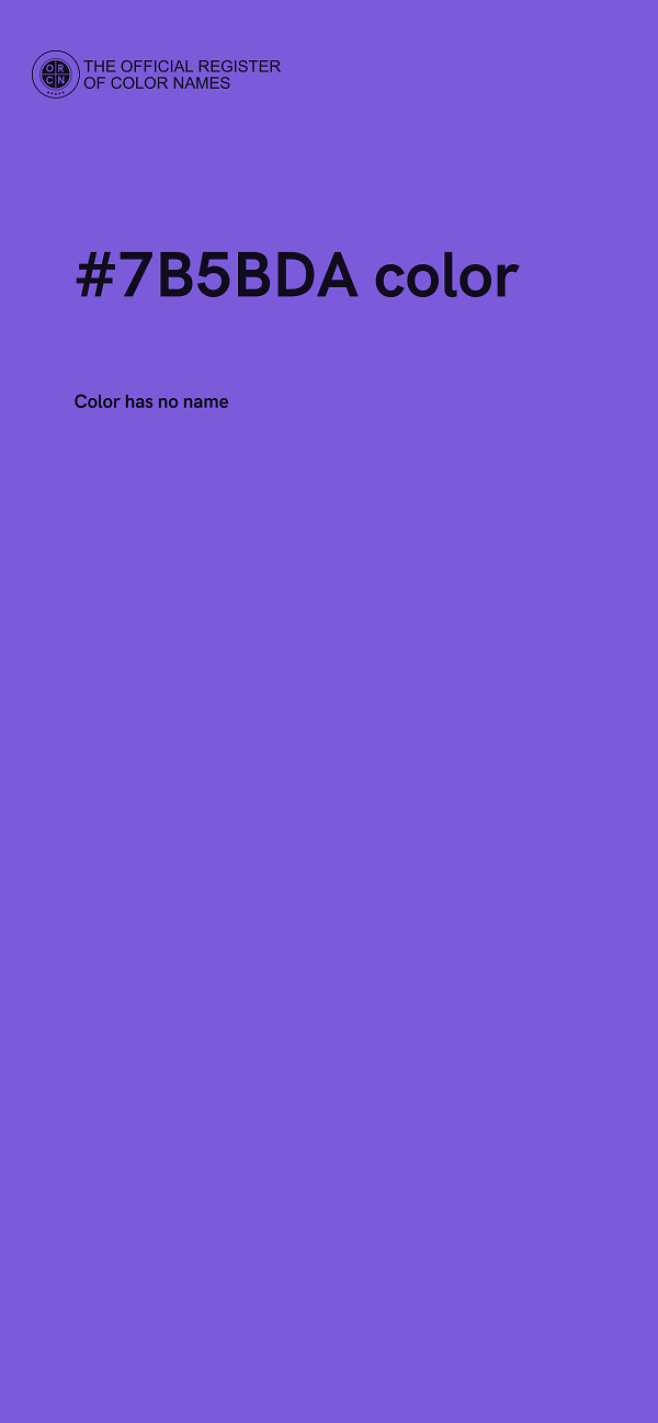 #7B5BDA color image