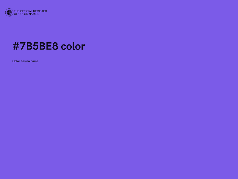 #7B5BE8 color image