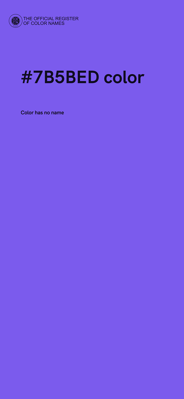 #7B5BED color image