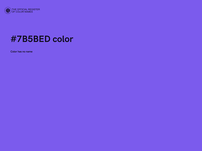 #7B5BED color image