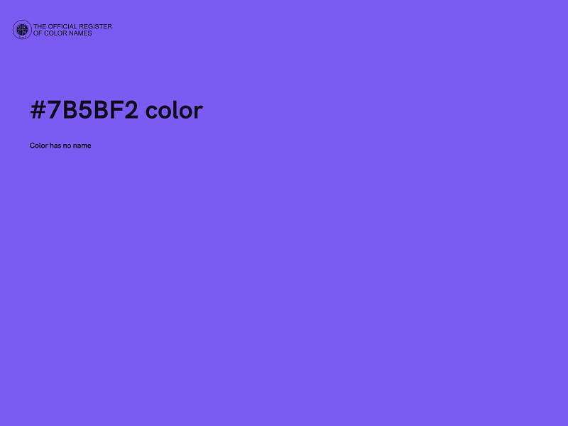 #7B5BF2 color image