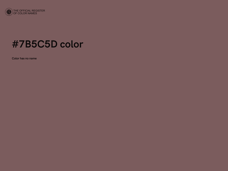 #7B5C5D color image