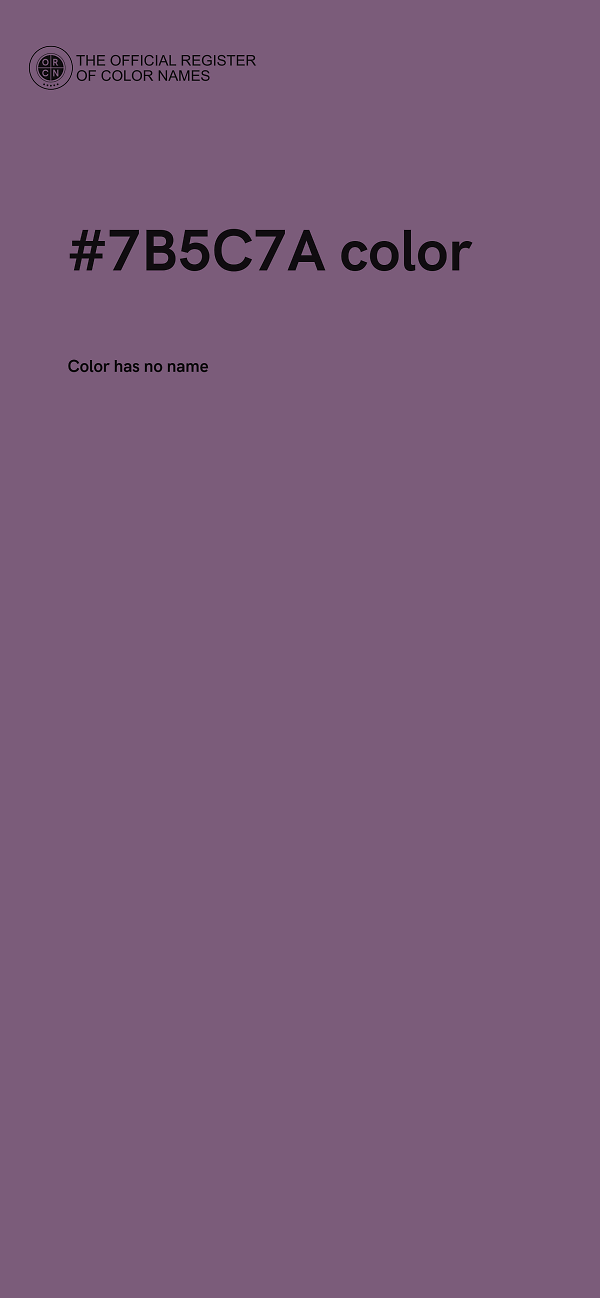 #7B5C7A color image