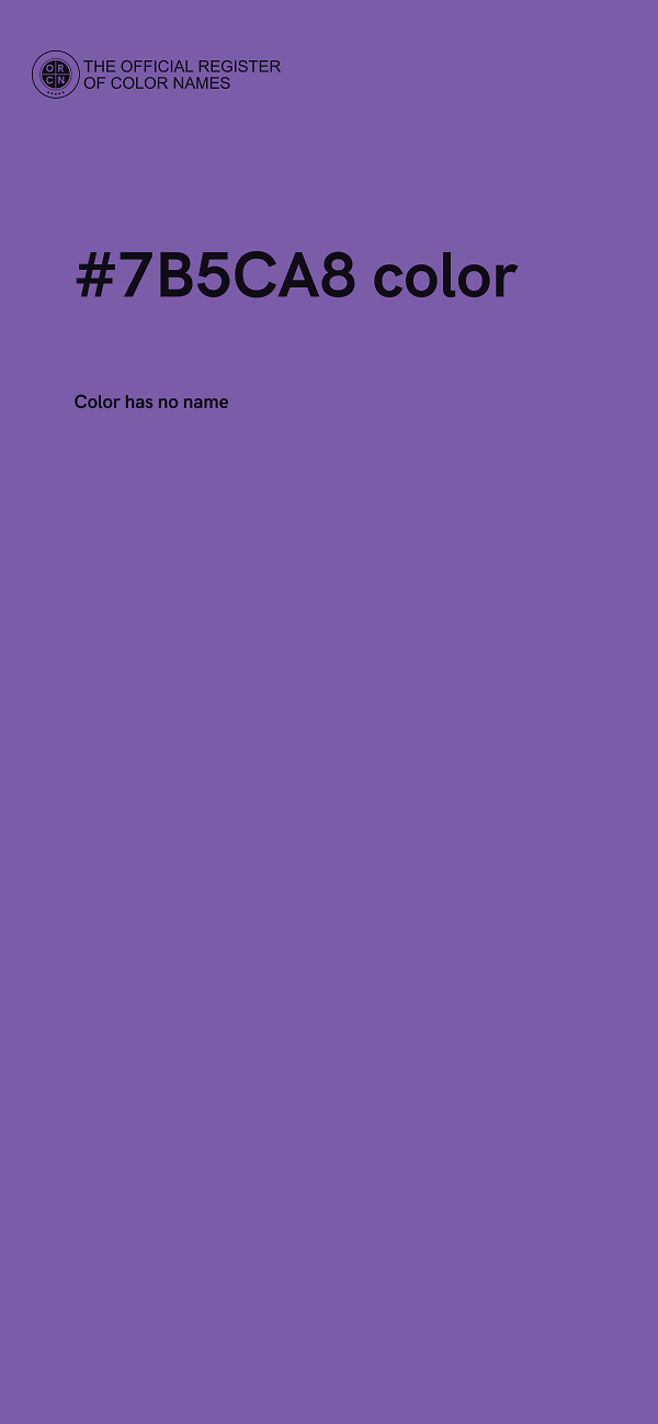#7B5CA8 color image