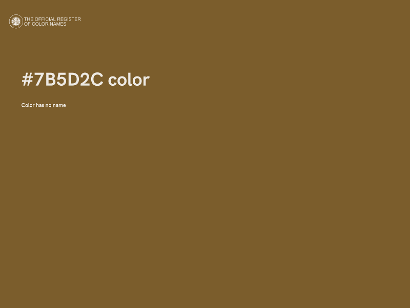 #7B5D2C color image