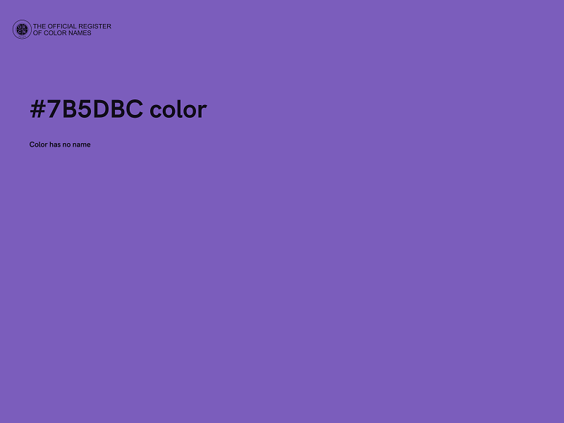 #7B5DBC color image