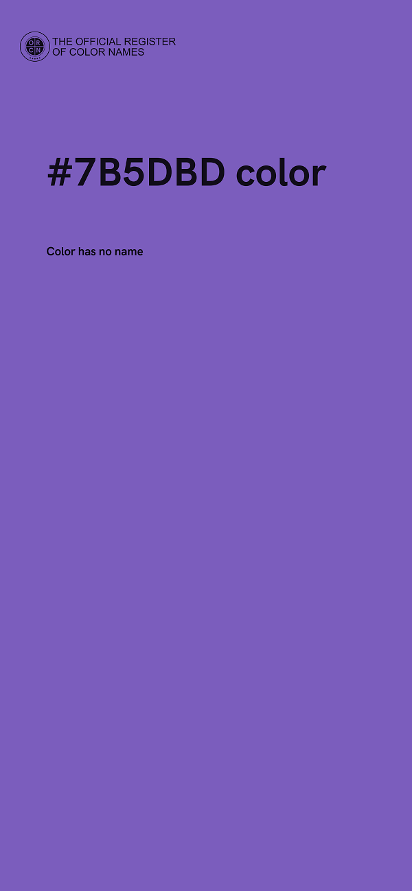 #7B5DBD color image
