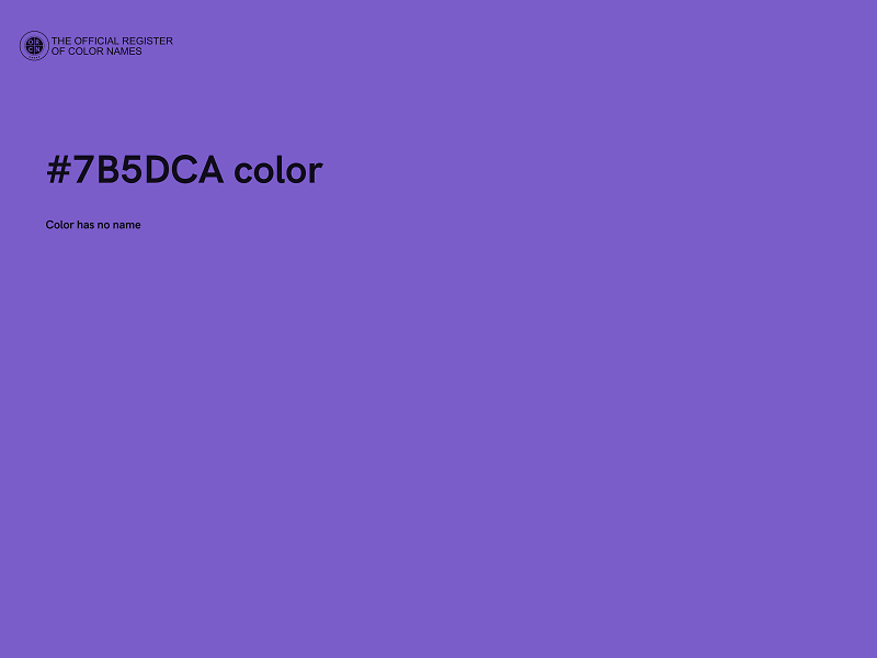 #7B5DCA color image