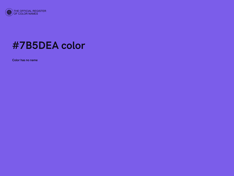 #7B5DEA color image