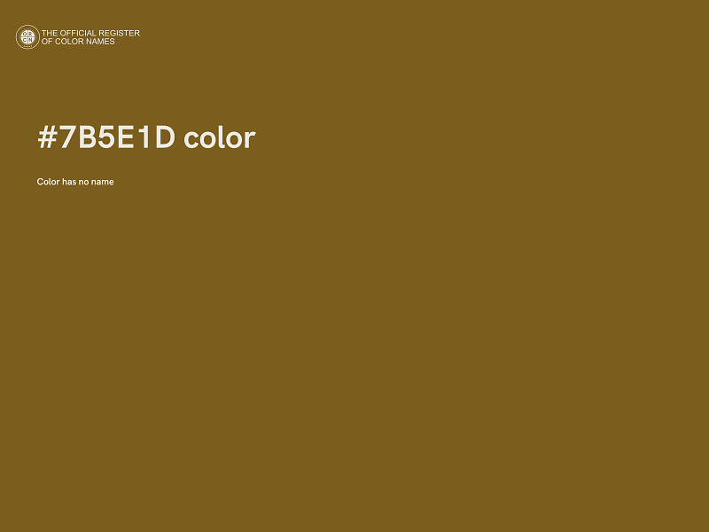 #7B5E1D color image