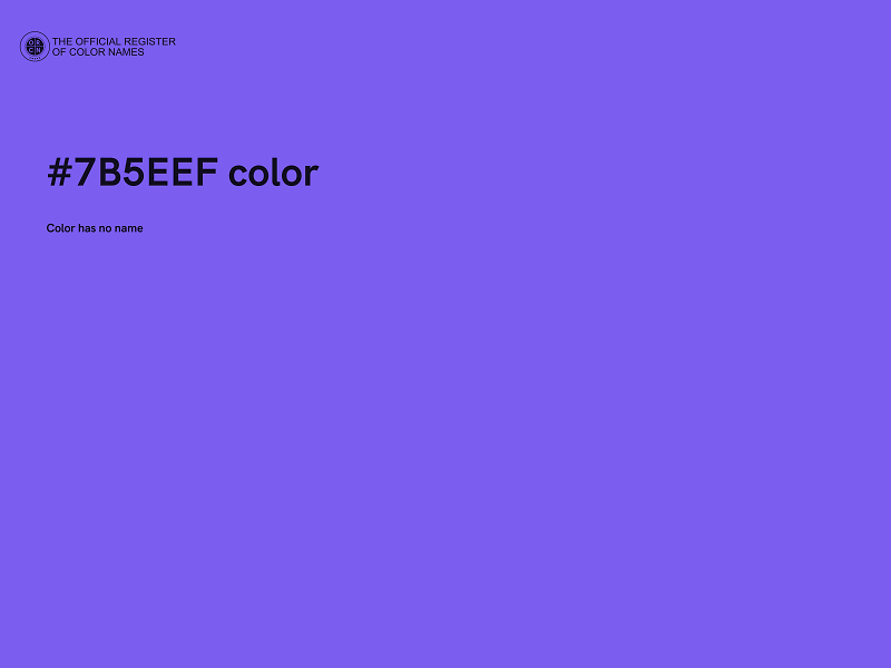 #7B5EEF color image