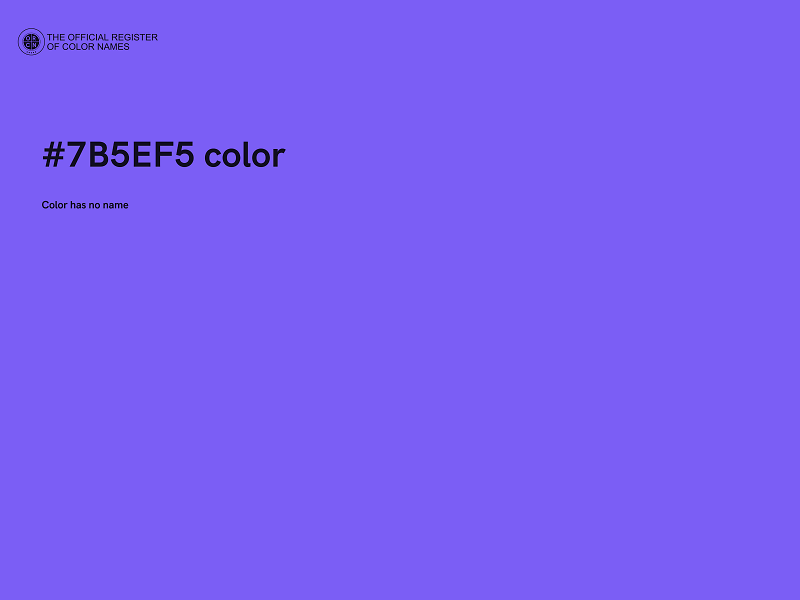 #7B5EF5 color image