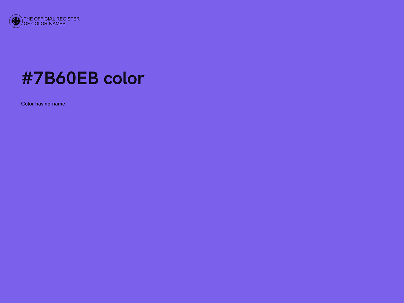 #7B60EB color image