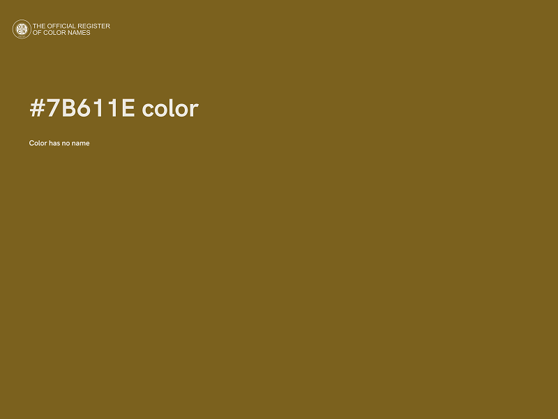 #7B611E color image