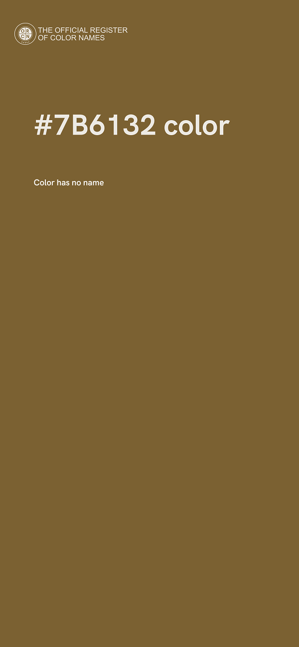 #7B6132 color image