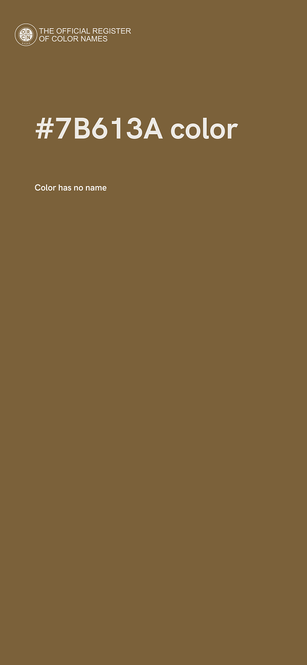 #7B613A color image