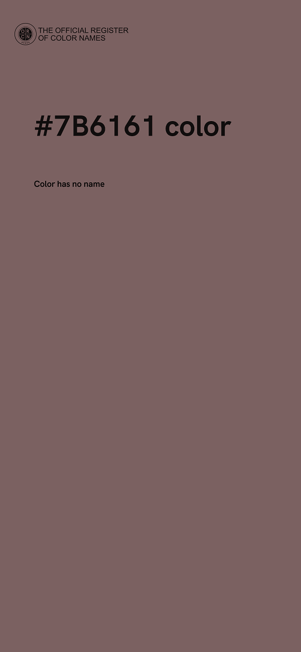 #7B6161 color image