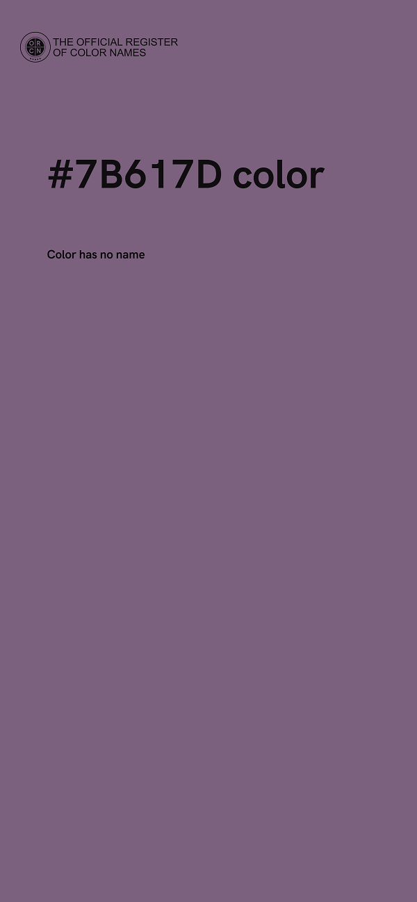 #7B617D color image