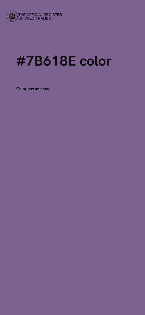 #7B618E color image