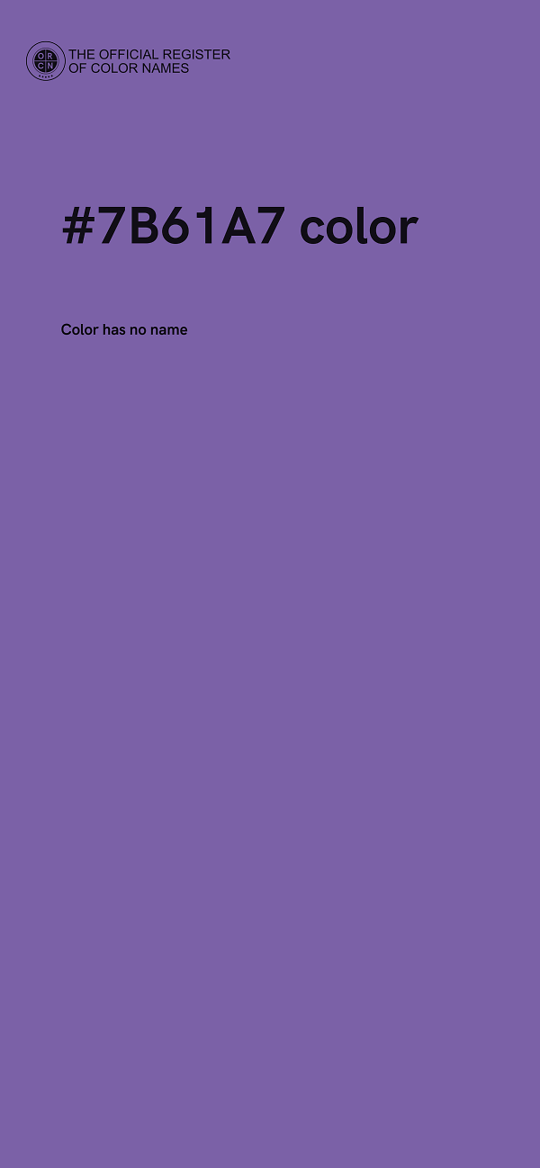 #7B61A7 color image