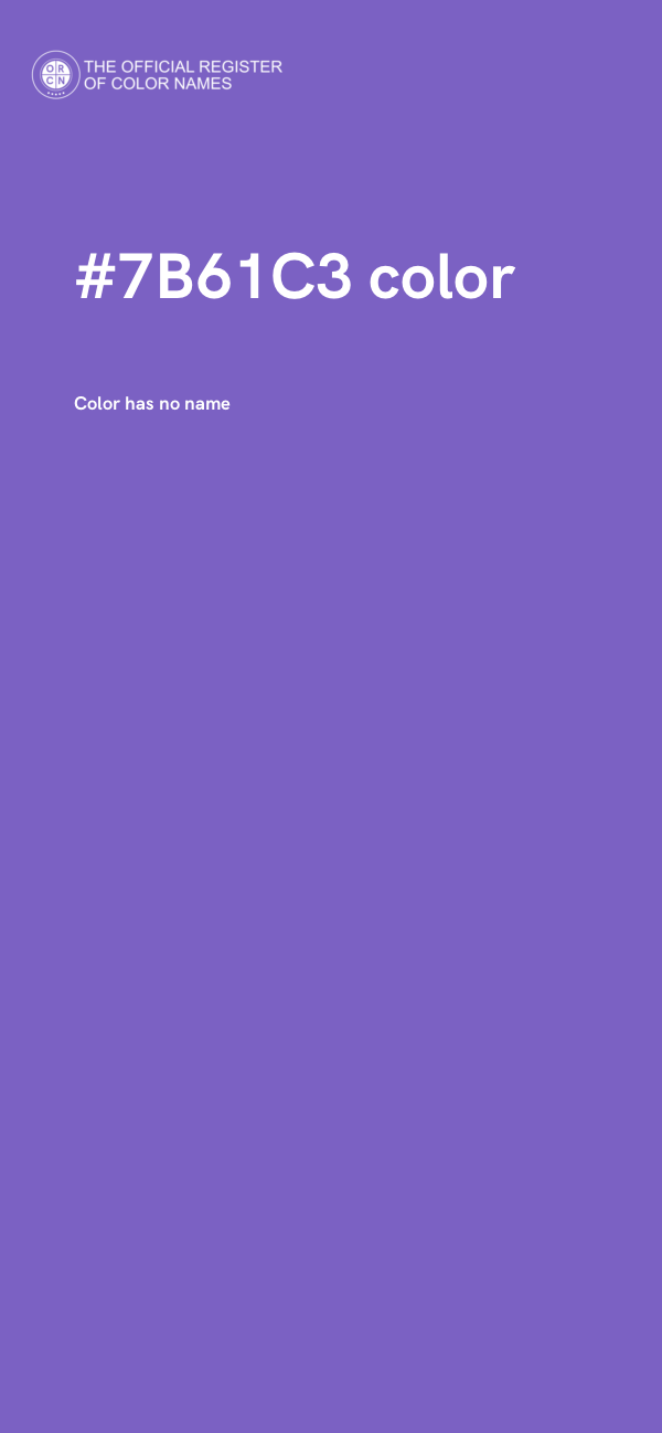 #7B61C3 color image