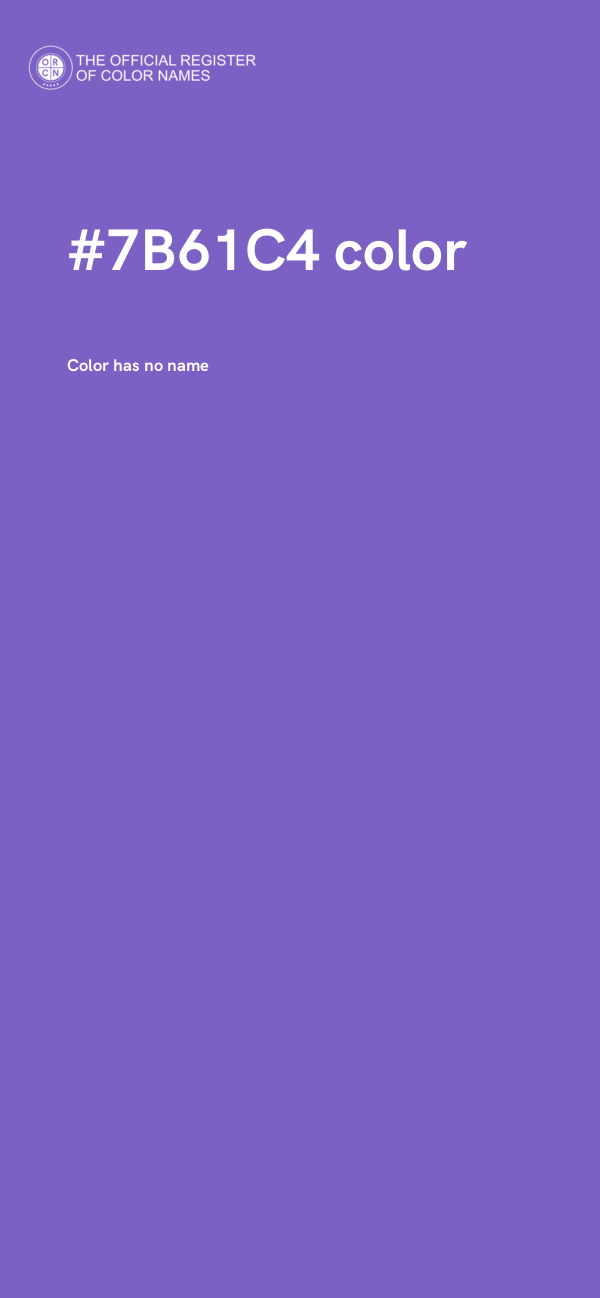 #7B61C4 color image