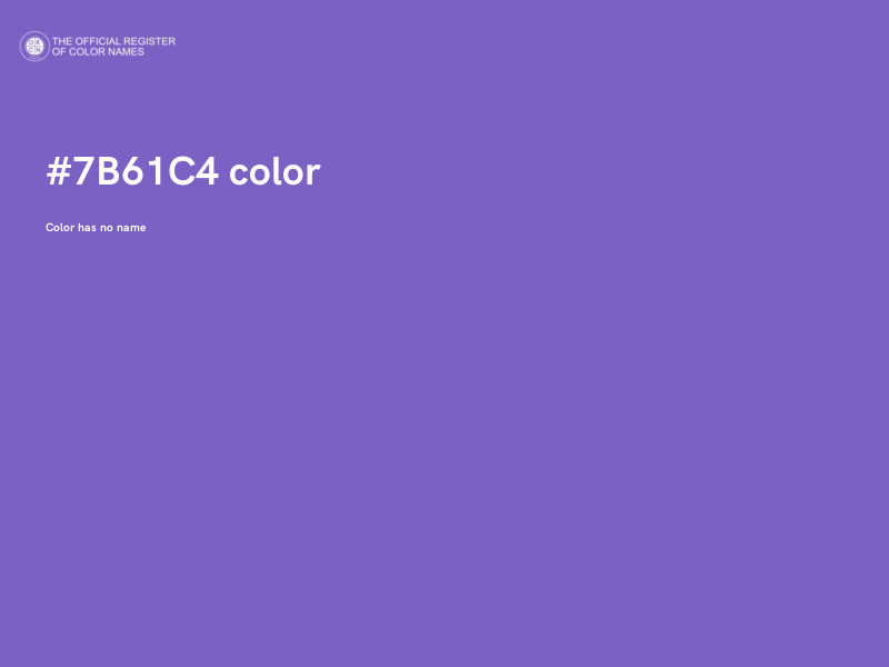 #7B61C4 color image