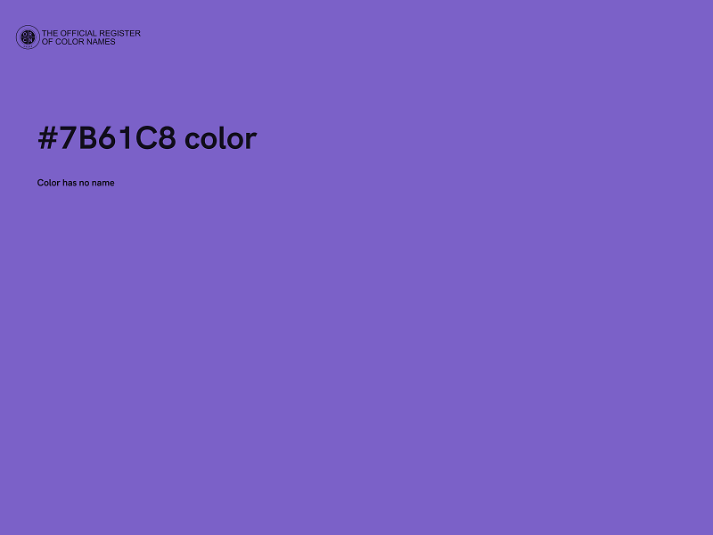 #7B61C8 color image