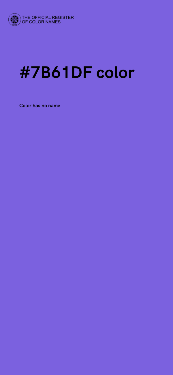 #7B61DF color image