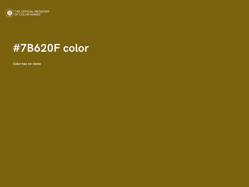 #7B620F color image