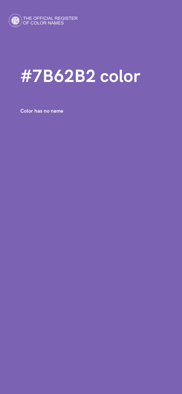 #7B62B2 color image