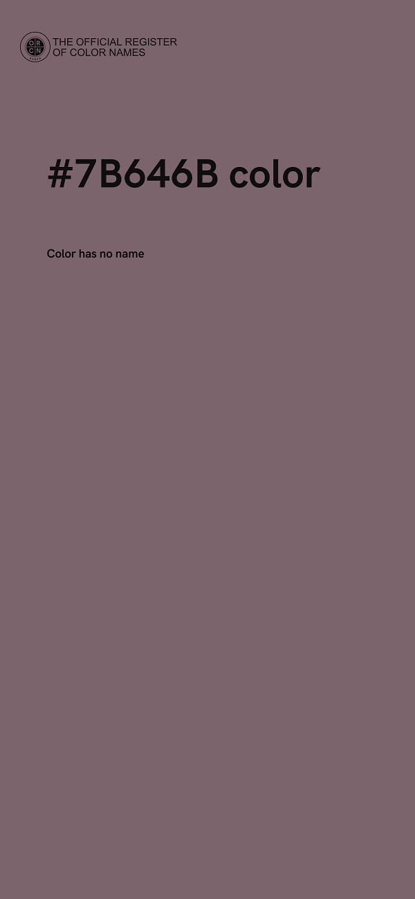 #7B646B color image
