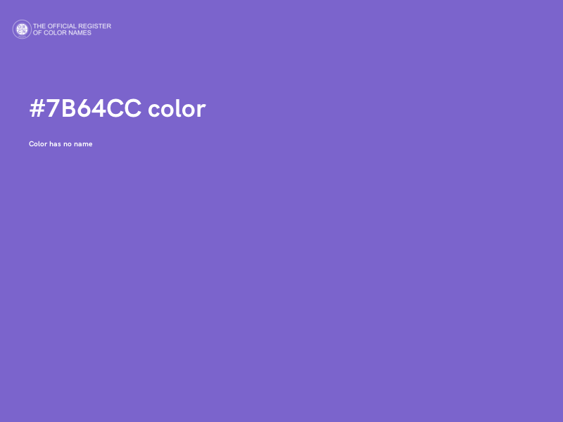 #7B64CC color image