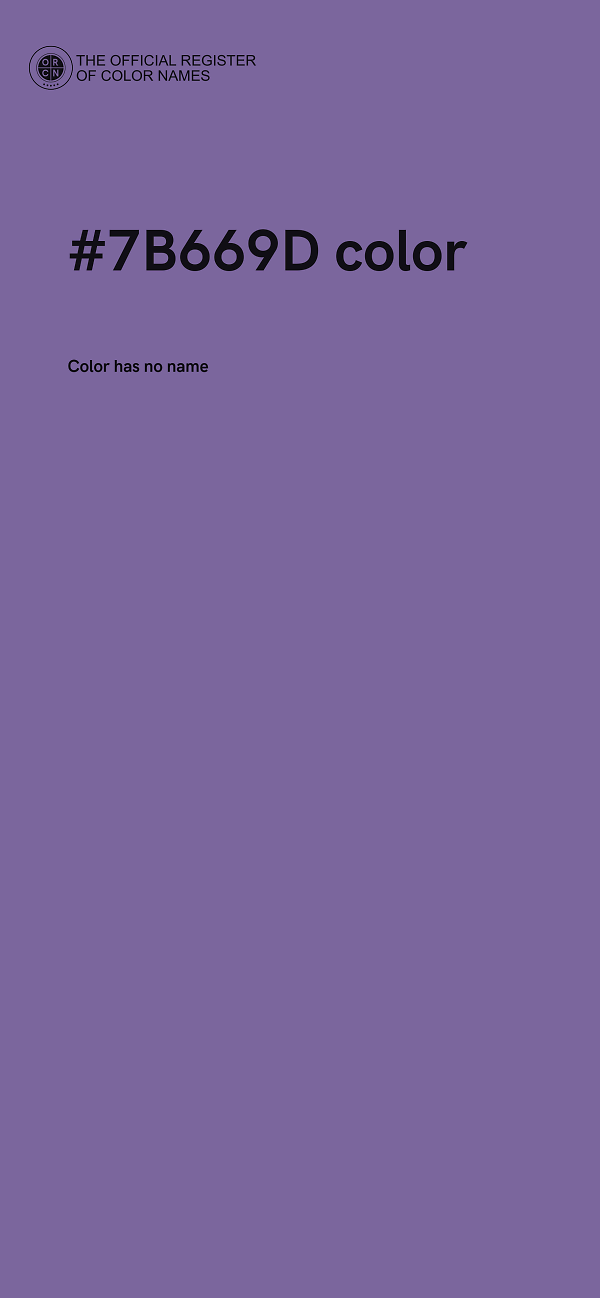 #7B669D color image