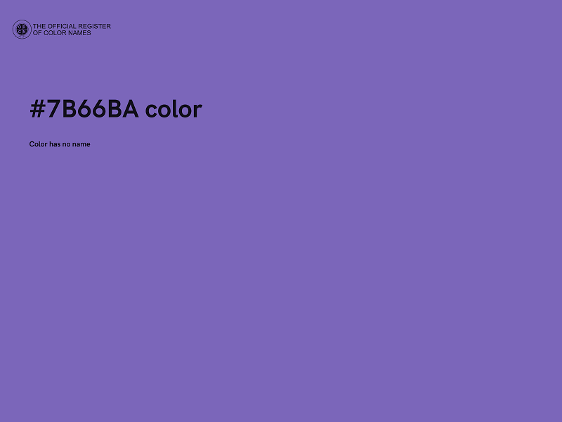 #7B66BA color image