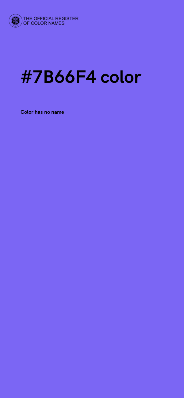 #7B66F4 color image