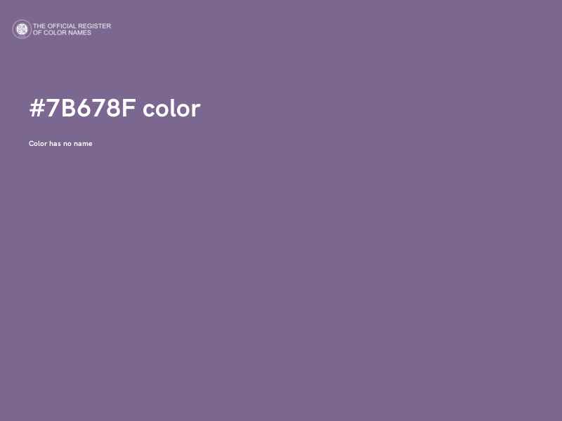#7B678F color image