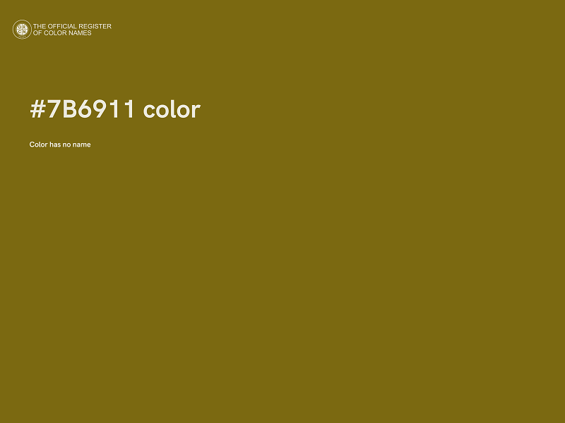 #7B6911 color image