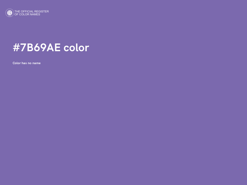 #7B69AE color image