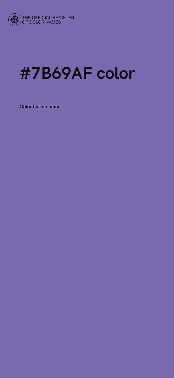 #7B69AF color image