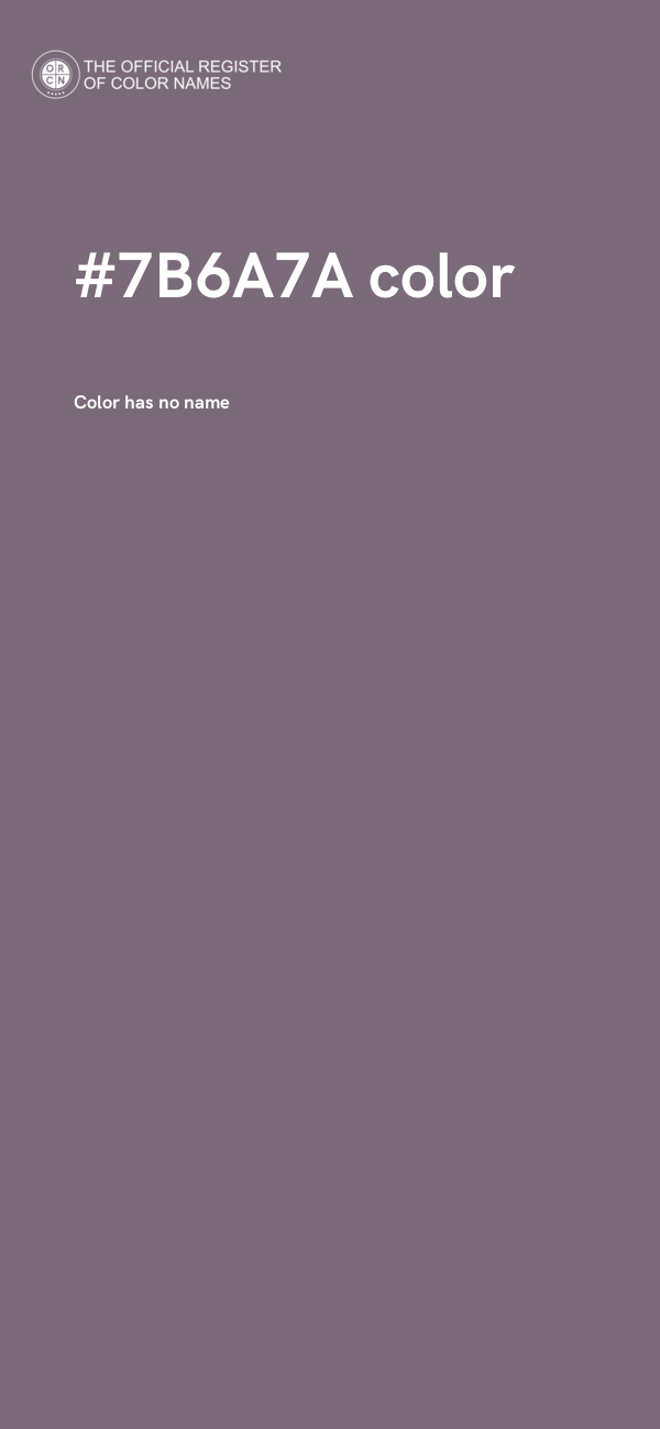 #7B6A7A color image
