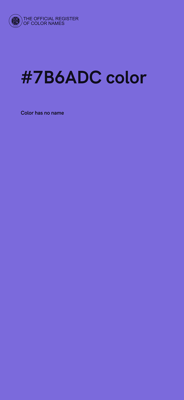 #7B6ADC color image