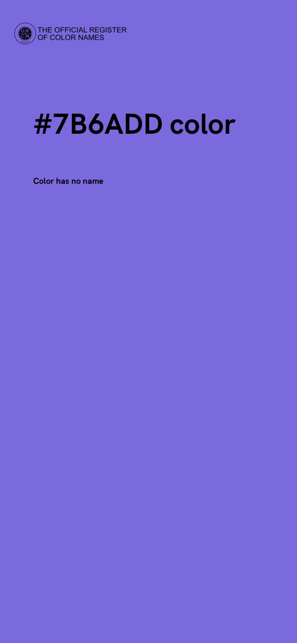 #7B6ADD color image