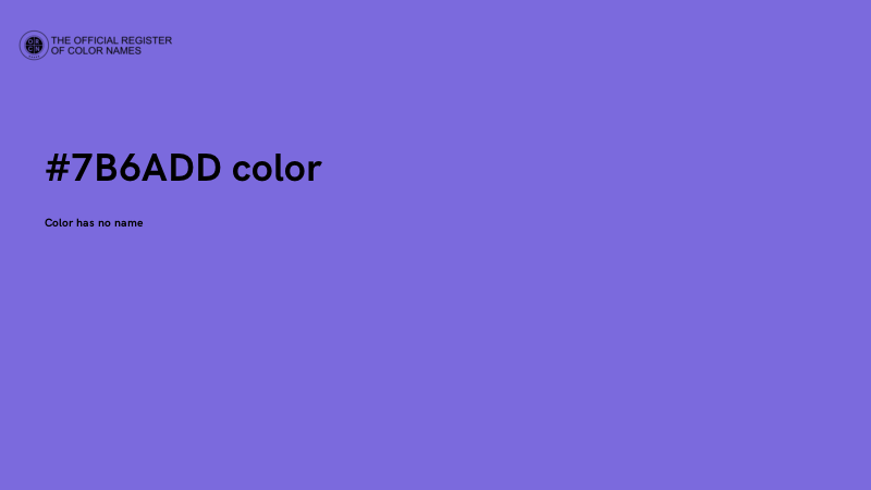 #7B6ADD color image